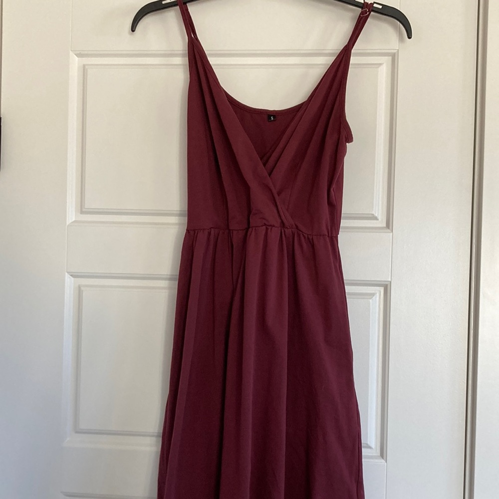 Maroon dress